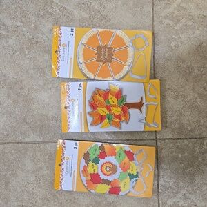Celebrate it set of 3 packages cookie cutters . Fall- thanksgiving  new